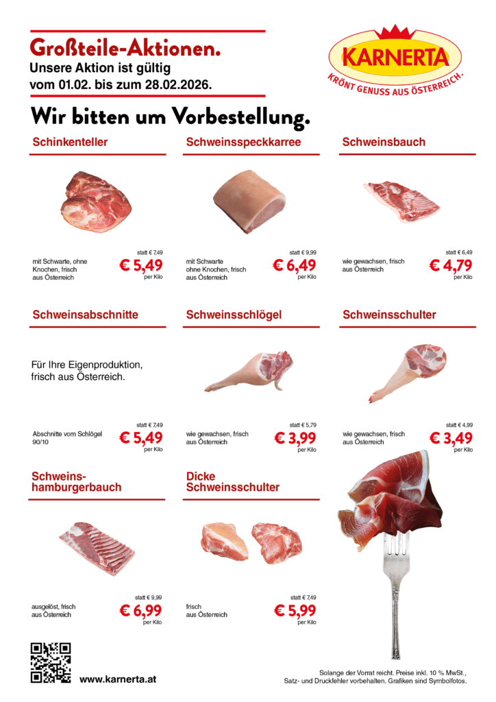 Großteile-Aktion Feber 2026