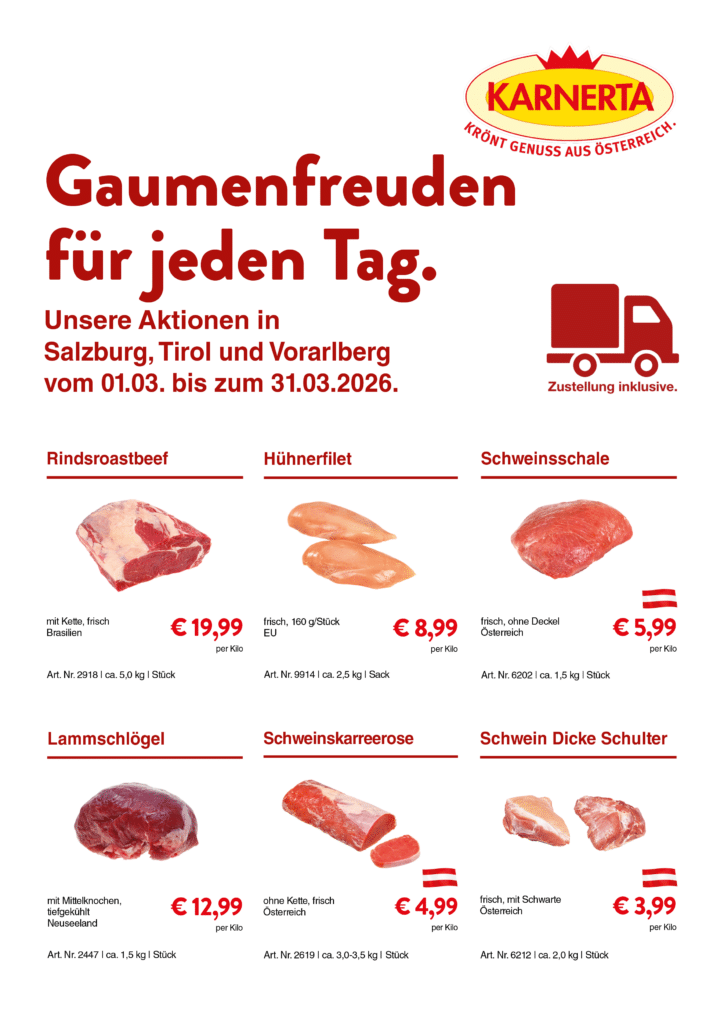 Gastro-Aktion März SBG-Tirol-VBG