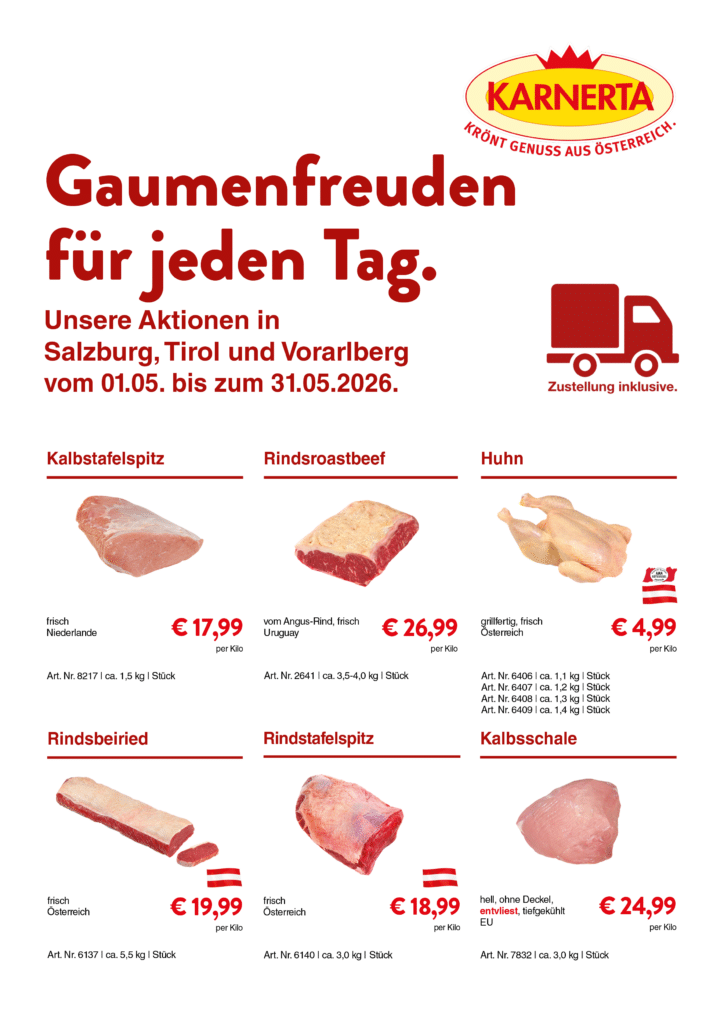 Gastro-Aktion Mai SBG-Tirol-VBG
