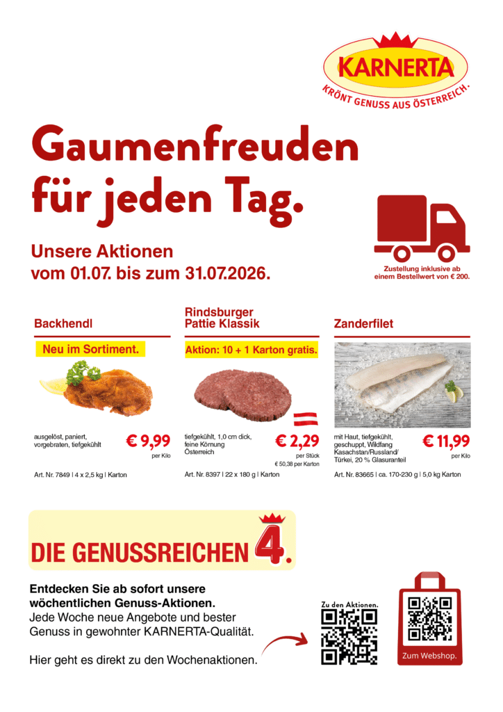 Aktion Gastro Juli 2026