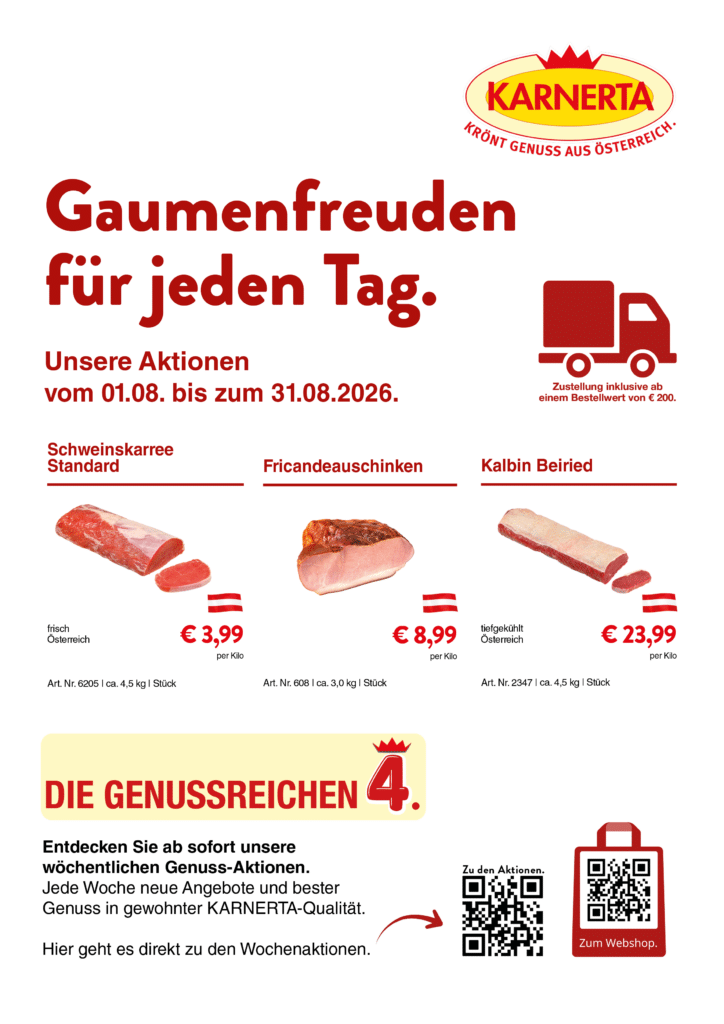 Gastro-Aktion August 2026
