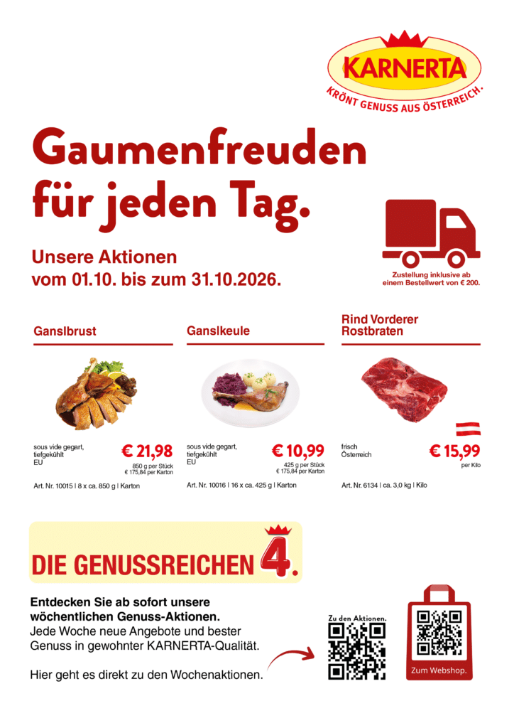 Gastro-Aktion Oktober 2026